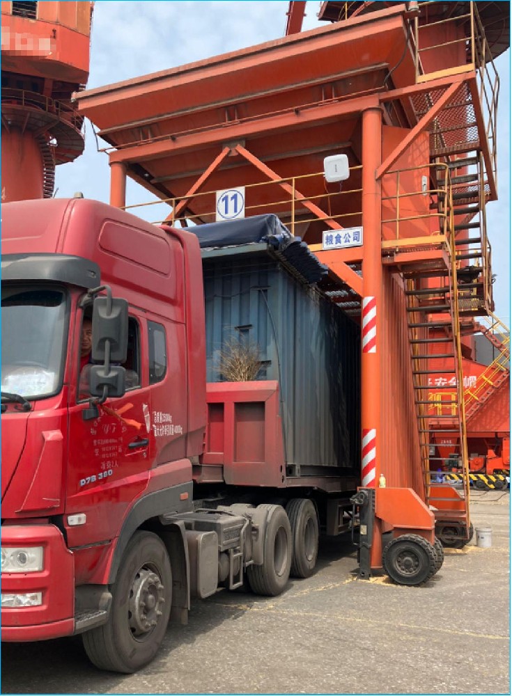 西安赛谱120GHz线性雷达料位计在粮食装车系统中的应用案例