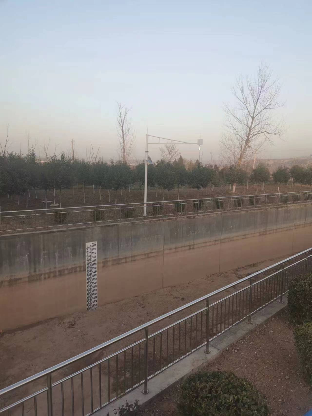 渭南市抽黄供水蒲石沉砂池工程水位计应用--赛谱